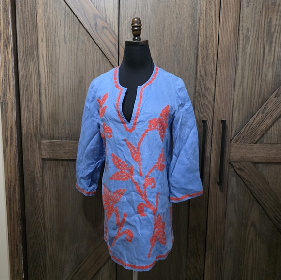 Tory Burch Tops - Tory Burch Embroidered Tunic